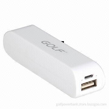 2,600mAh Fashionable Power Banks with Long Standby Time, Different Colors Available